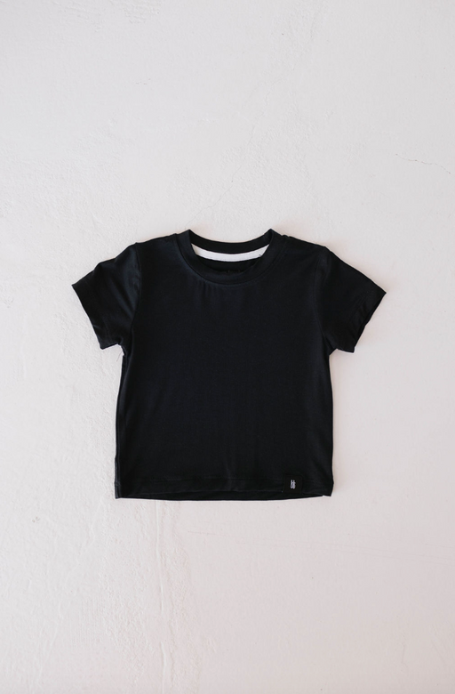 forever french baby Basic Bamboo Tee | Midnight Black