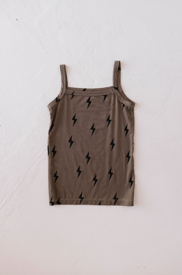 forever french baby Basic Bamboo Tank | Lightning Bolt