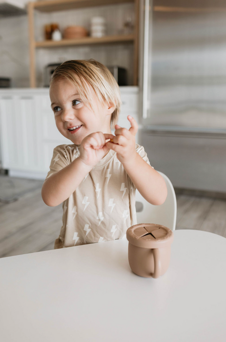 forever french baby Snack Cup with Removable Lid