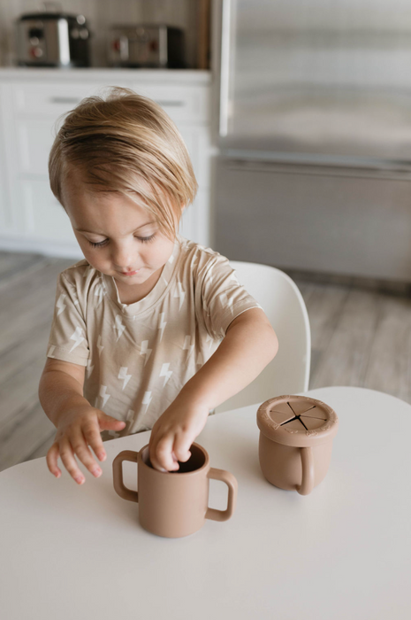 forever french baby Snack Cup with Removable Lid