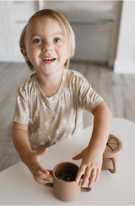 forever french baby Snack Cup with Removable Lid