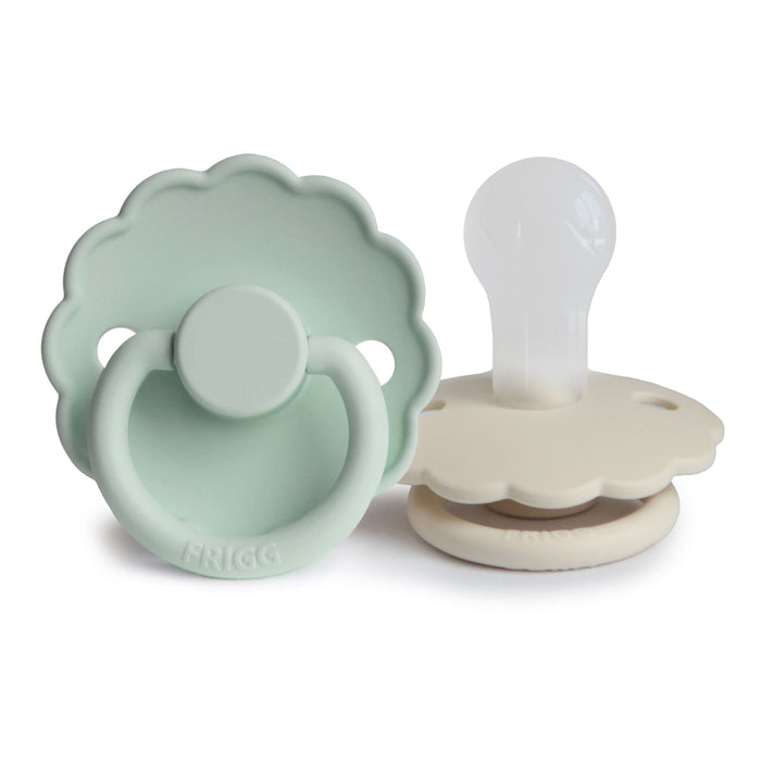 Mushie FRIGG Daisy Silicone Pacifier 2-Pack