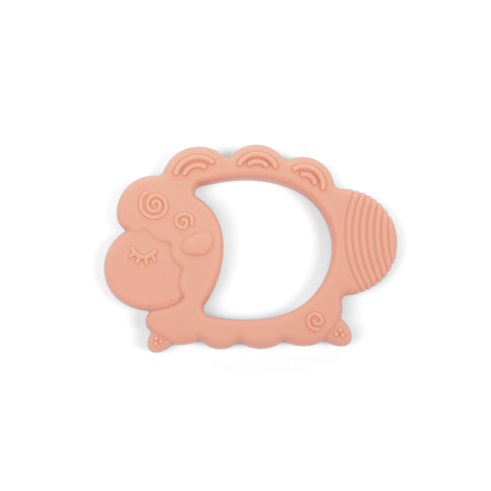 bug + bean kids Silicone Sheep Teether - Muted Clay