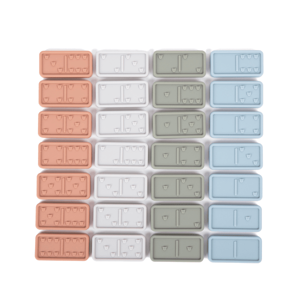 bug + bean kids Silicone Domino Set