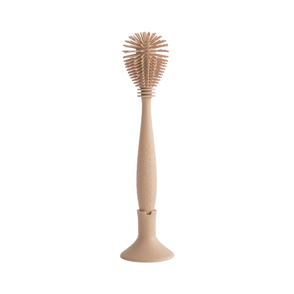 Mushie Silicone Baby Bottle Brush