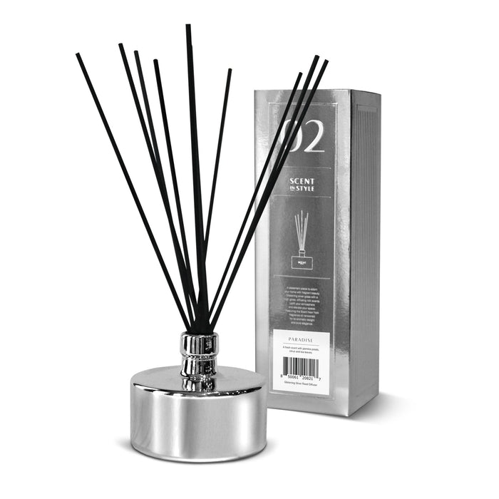 Scent New York Glistening Silver Reed Diffuser