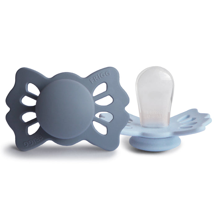 Mushie FRIGG Lucky Symmetrical Silicone Pacifier 2-Pack (0-6 Months)