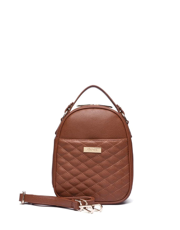 Luli Bebé Monaco Snack Bag | Caramel Brown