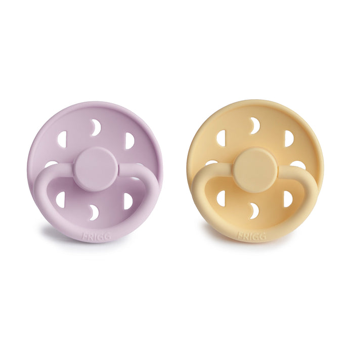 Mushie FRIGG Moon Silicone Pacifier 2-Pack