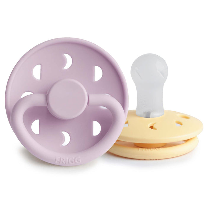 Mushie FRIGG Moon Silicone Pacifier 2-Pack