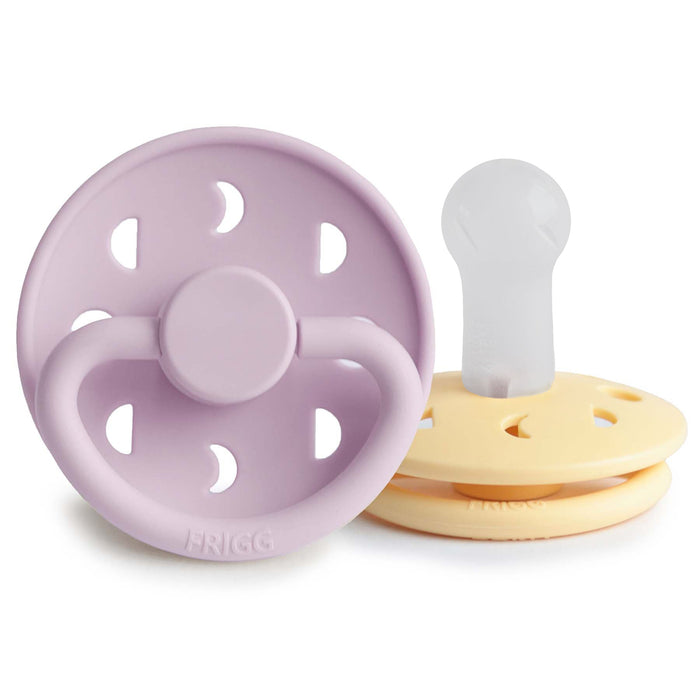 Mushie FRIGG Moon Silicone Pacifier 2-Pack