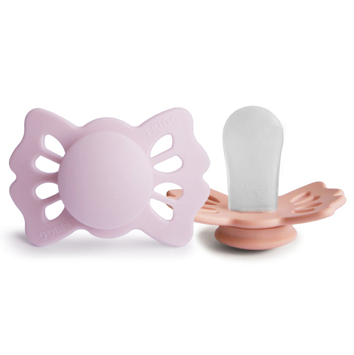 Mushie FRIGG Lucky Symmetrical Silicone Pacifier 2-Pack (0-6 Months)