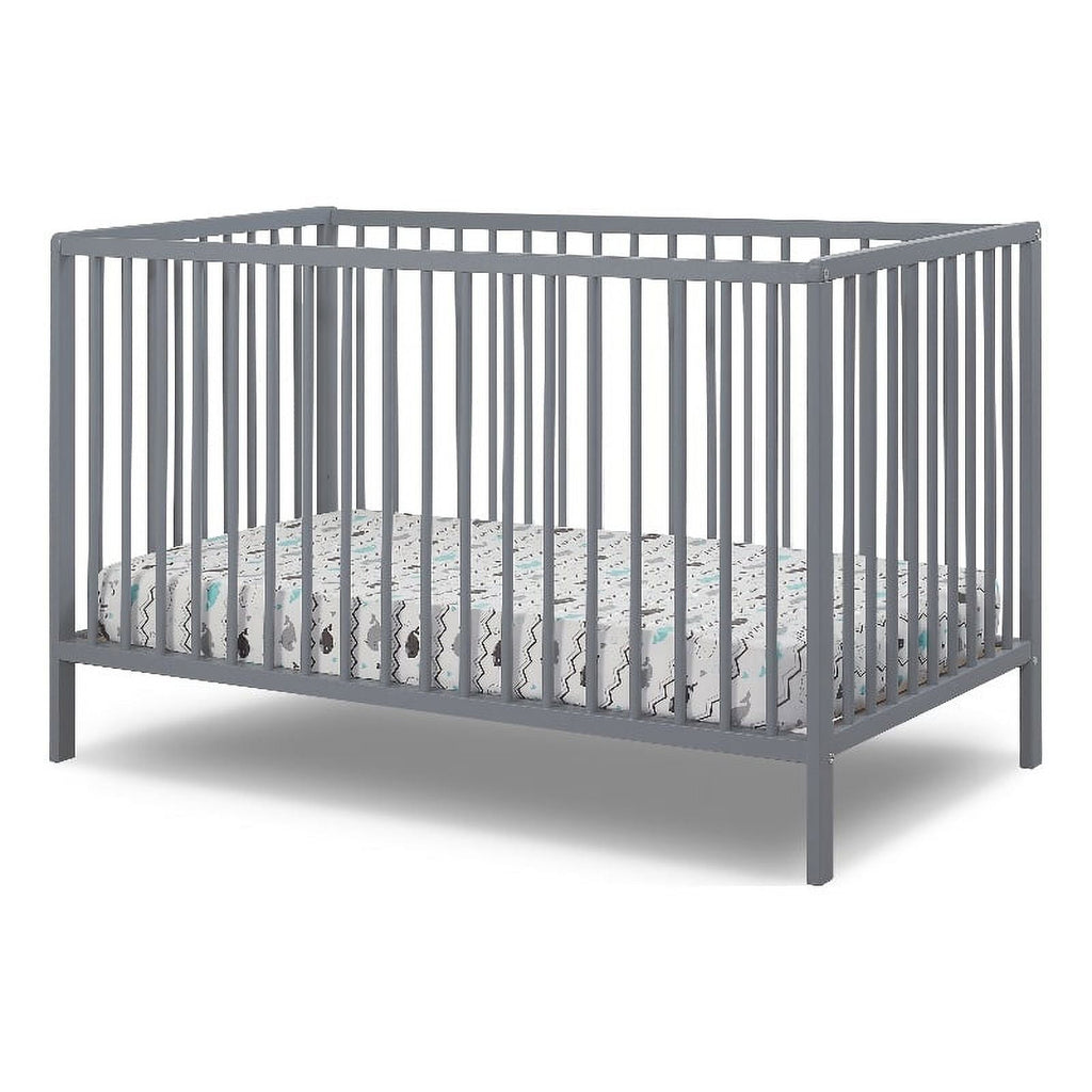 Brooklyn Baby Cot Crib With 120x60 Mattress (White)