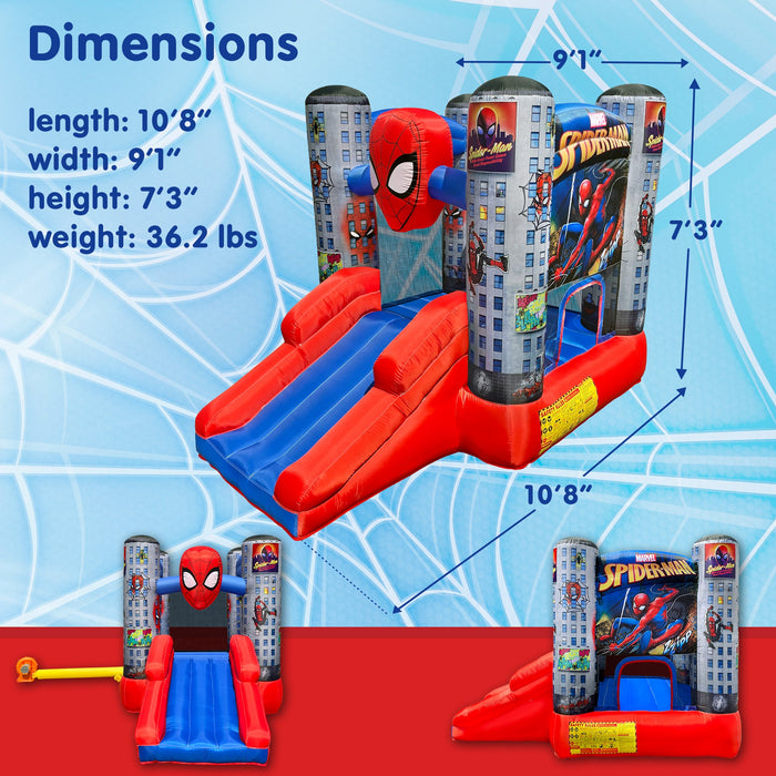 Funormous Spider-Man Inflatable Bounce House and Slide