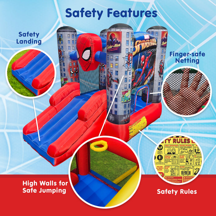 Funormous Spider-Man Inflatable Bounce House and Slide