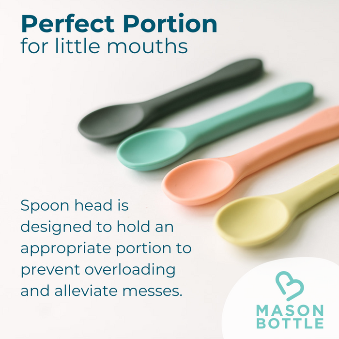 Mason Bottle Silicone Spoon Set