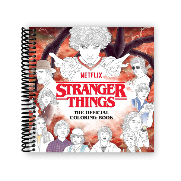 Lay it Flat Stranger Things: The Official Coloring Book (Spiral Bound)