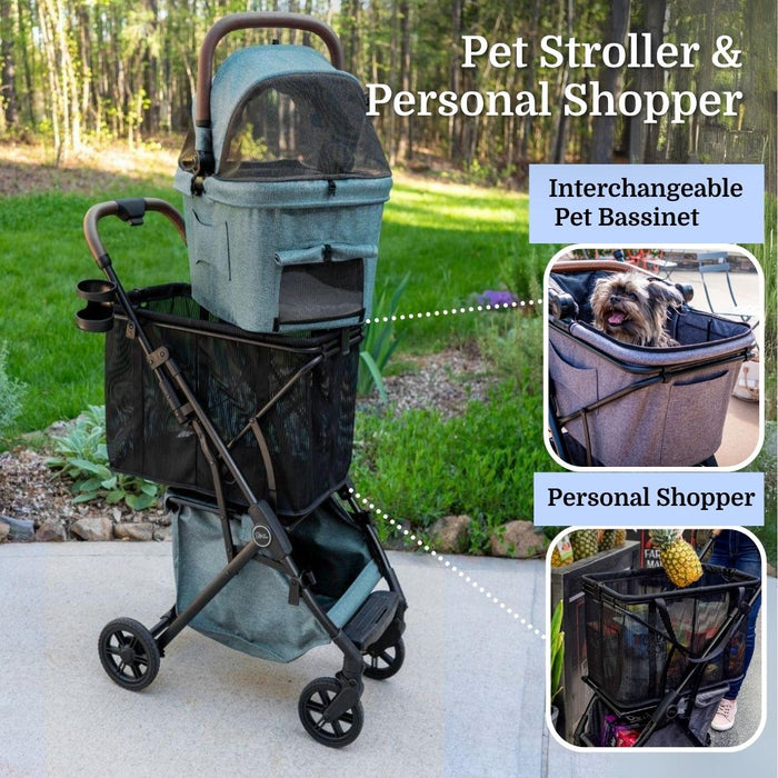 Strolee Carts Foldable Personal Shopping Cart