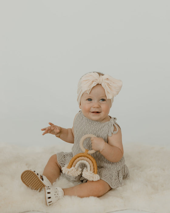 Reverie Threads Swoon Layered Headband in Oatmeal