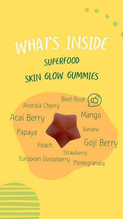 Baby Blues Superfood Skin Glow Gummies