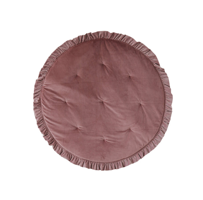 Moi Mili Soft Velvet “Dirty Pink” Mat with Frill