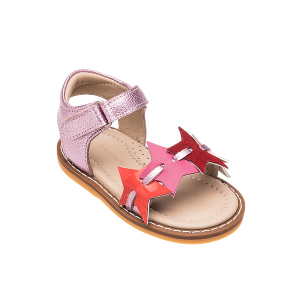 Elephantito Stars Sandal Toddler Fuchsia