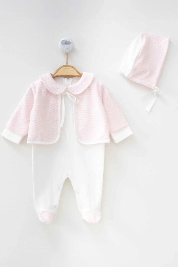 THA Dressing Frankie Pink Baby Set