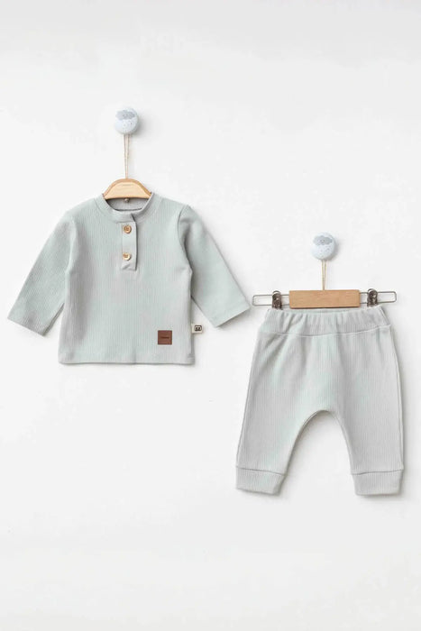 THA Dressing Darrel Baby Boy Green Clothes Set