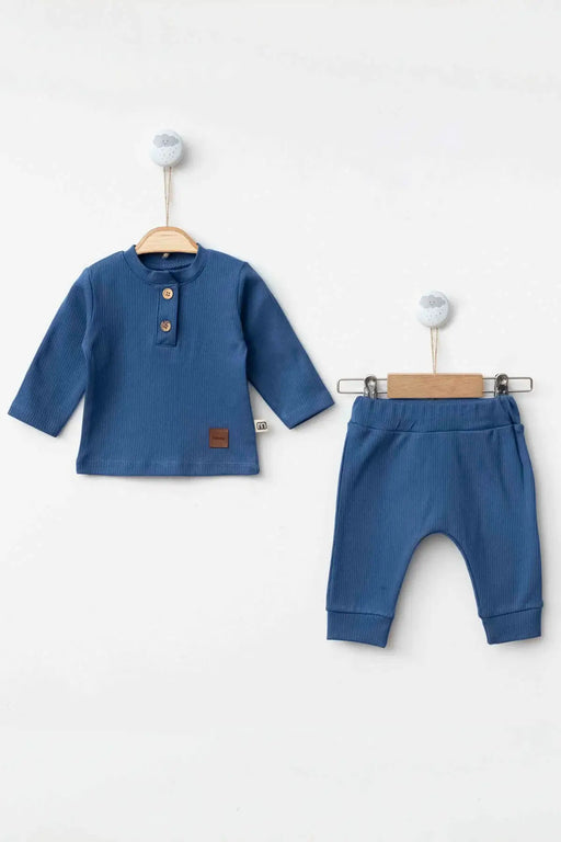 THA Dressing Darrel Baby Boy Navy Blue Clothes Set