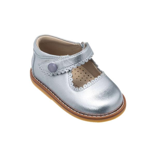 Elephantito Mary Jane Toddler Silver