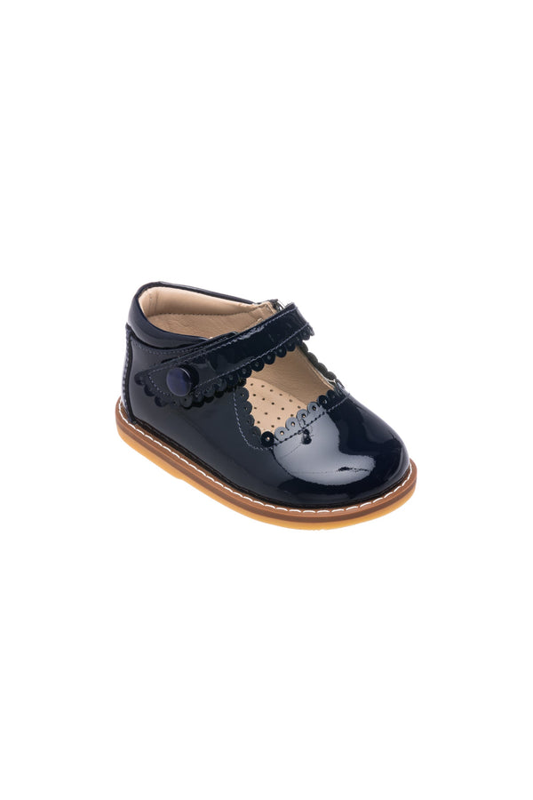 Elephantito Mary Jane Toddler Patent Black