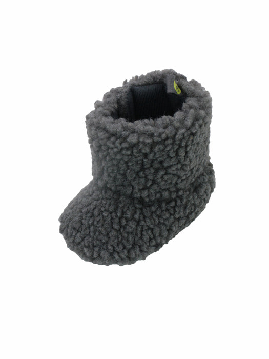 Stepping Stones First Steps Faux Sherpa Boot in Gray