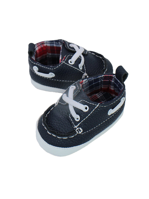 Stepping Stones First Steps Loafer with Straps in Black