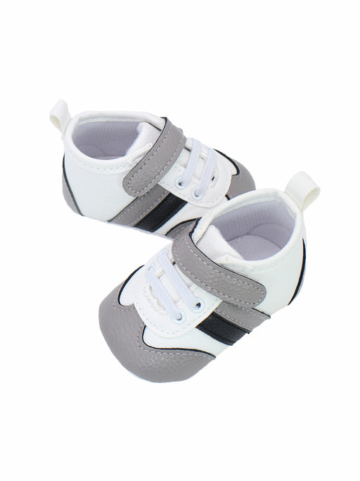 Stepping Stones First Steps Textured Sneaker in Gray