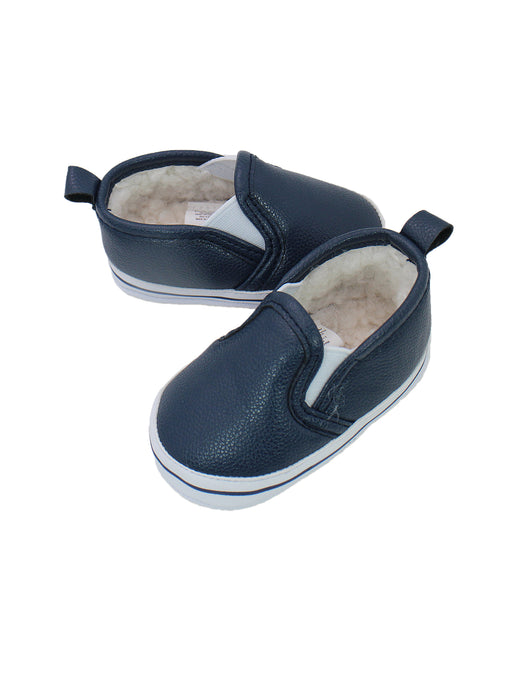 Stepping Stones First Steps Textured Slip On Sneaker in Navy