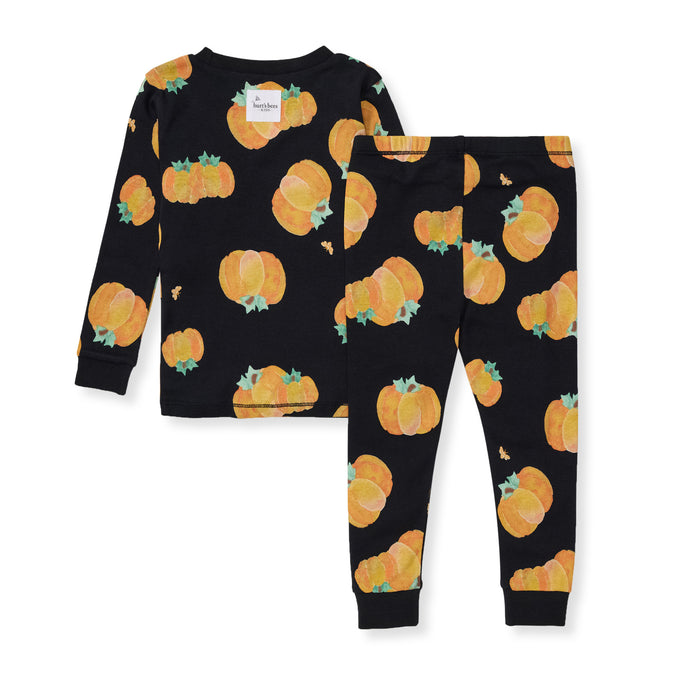 Burt's Bees Midnight Pumpkins 2 Piece Pajama