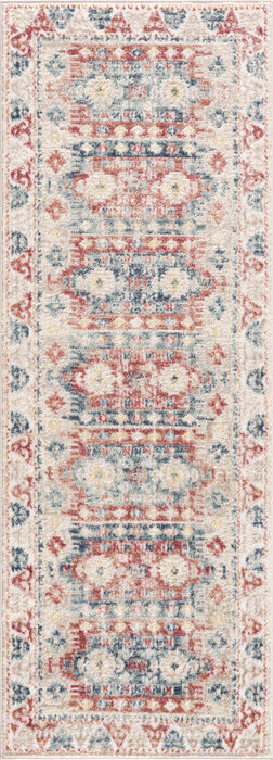 Hauteloom Bindi Blue & Rose Area Rug