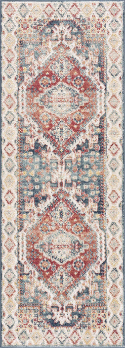 Hauteloom Brend Rust Medallion Area Rug