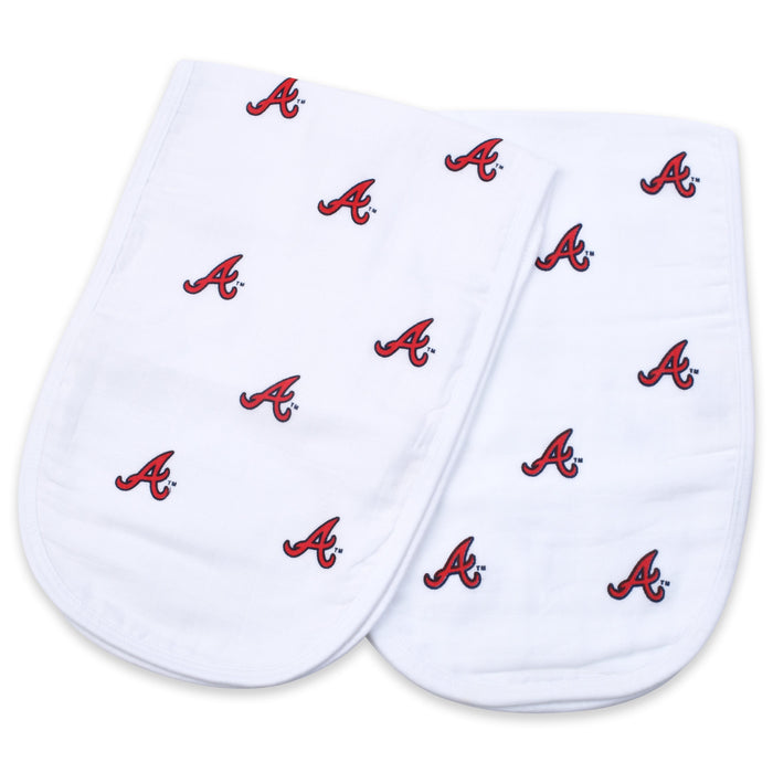 Three Little Anchors Atlanta Braves Burp Cloth