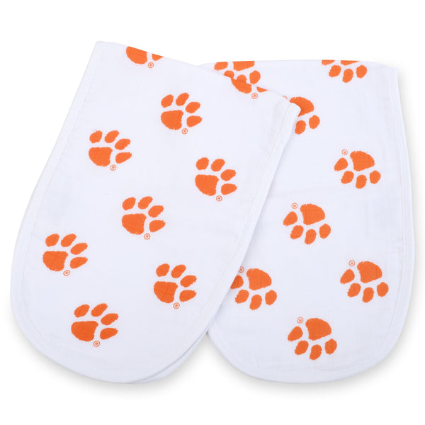 Three Little Anchors Clemson University 2pk Burp Cloths