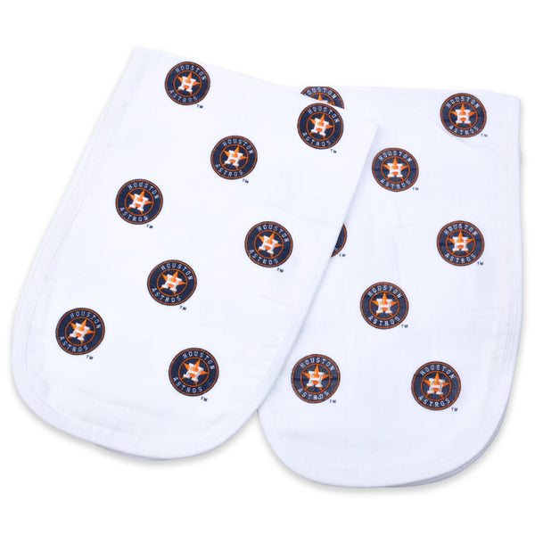 Three Little Anchors Houston Astros Burp Cloth