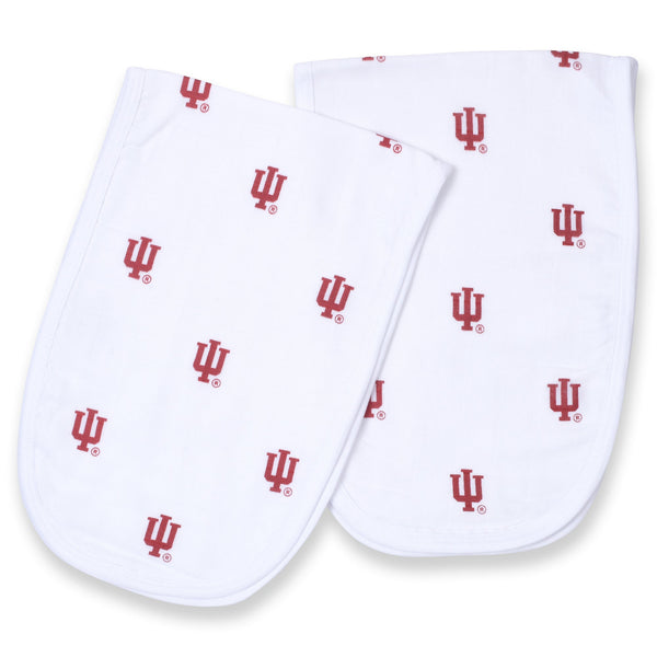 Three Little Anchors Indiana University 2pk Burp Cloths