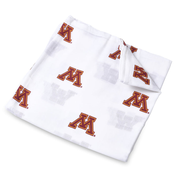 Three Little Anchors University Of Minnesota Swaddle Blanket