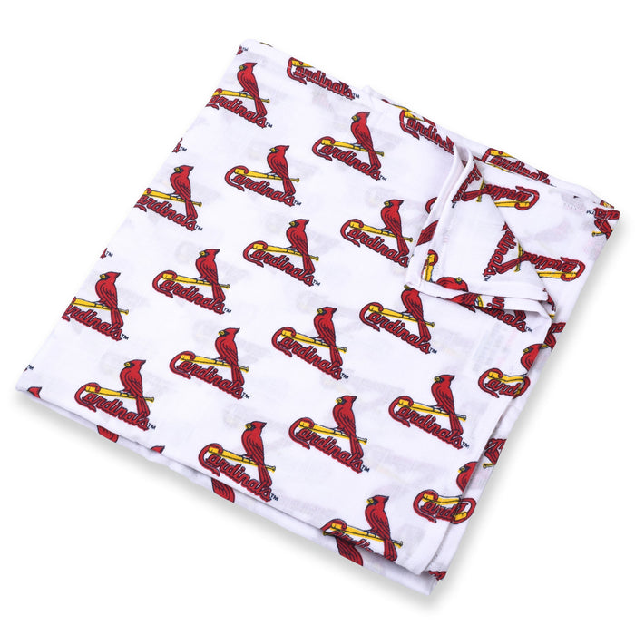 Three Little Anchors St. Louis Cardinals Swaddle Blanket