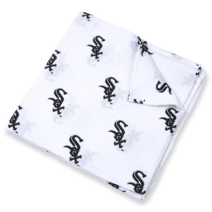 Three Little Anchors Chicago White Sox Swaddle Blanket