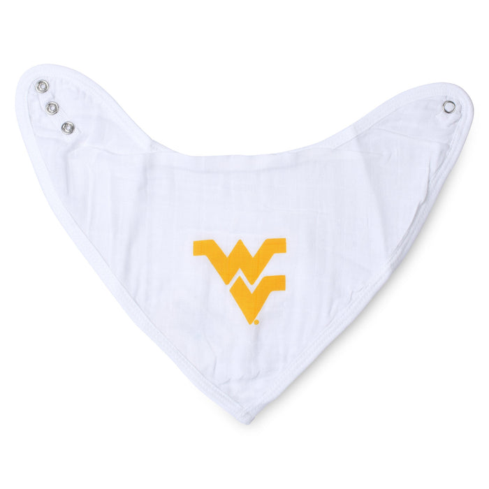 Three Little Anchors West Virginia University Bandana Bib