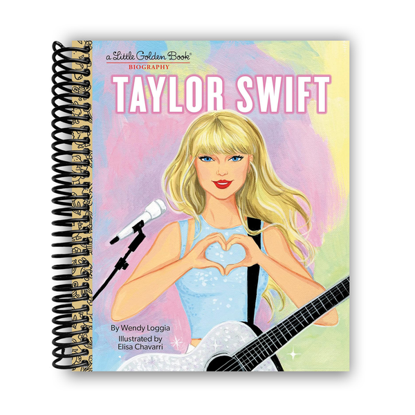 Lay it Flat Taylor Swift: A Little Golden Book Biography (Spiral Bound)