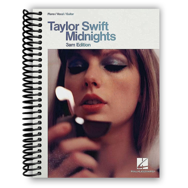 Lay it Flat Taylor Swift - Midnights (3am Edition): Piano/Vocal/Guitar Songbook (Spiral Bound)