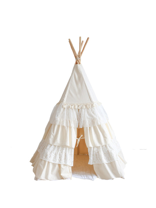Moi Mili “Shabby Chic” Teepee Tent with Frills