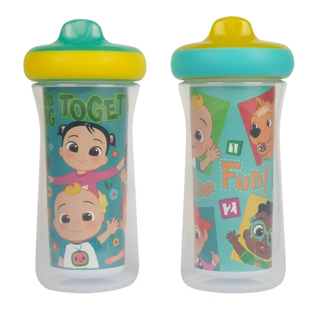 Cocomelon Kids Insulated Sippy Cups 2PK